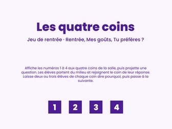 French Four Corners - Icebreaker | 31 Sheets