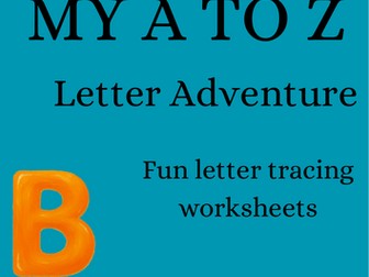 A to Z Letter Tracing Worksheets – 26 Pages