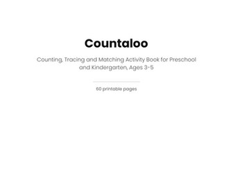Counting & Number Tracing 1-20 | 60 Sheets
