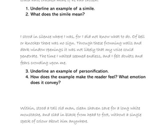 KS3 Vampire Writing Bundle