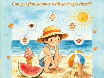 Summer Five Senses Detective Science Activity K-1