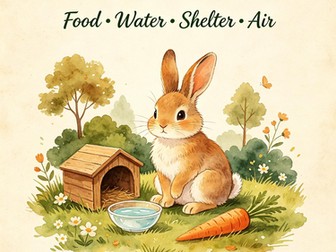 What Animals Need Science Worksheets K-1