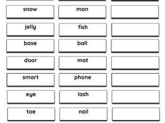 Compound Words Activity Bundle