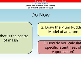 AQA GCSE Physics Motion