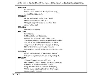 Macbeth Essay AQA Grade 9 GCSE Macduff as a Hero