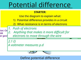 Potential difference