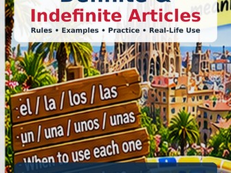 Spanish Grammar Focus 003 | Definite & Indefinite Articles | GCSE IGCSE KS3