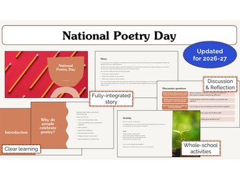 National Poetry Day Assembly | KS1 & KS2 | Updated for 2026-27