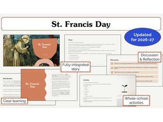 St. Francis’ Day Assembly | KS1 & KS2 | Updated for 2026-27