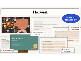 Harvest Assembly | KS1 & KS2 | Updated for 2026-27