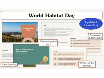 World Habitat Day Assembly | KS1 & KS2 | Updated for 2026-27