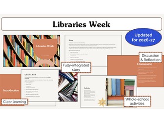 Libraries Week Assembly | KS1 & KS2 | Updated for 2026-27