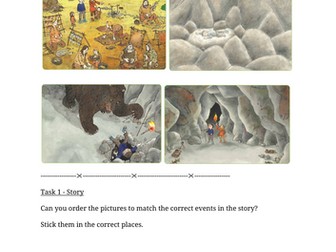 Free Stone Age Boy writing resources sequencing pictures dictation KS2 Y3