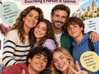 Spanish – Describing a Person | Appearance, Personality & Relationships | KS3 GCSE IGCSE