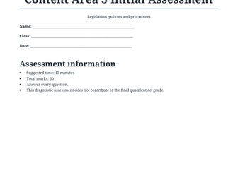 NCFE Level 1/2 Tech Award Health & Social Care – Content Area 3 Complete Unit Bundle