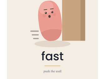 Four Words Display Set Emotional Regulation