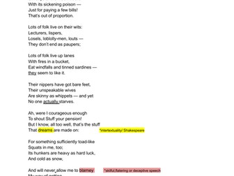 ADVANCED LEVEL ENGLISH LITERATURE : analysis of Philip Larkin's poem "Toads"