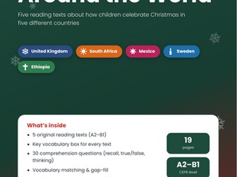 Christmas Around the World ESL Reading Pack