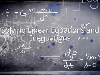 National 5 Mathematics Simultaneous Equations 50 slide Powerpoint