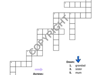 Mi Familia- Crossword