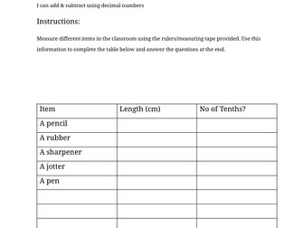 Classroom Measurement