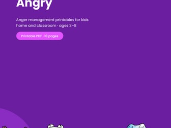 Anger Management for Kids: Calm Down Pack