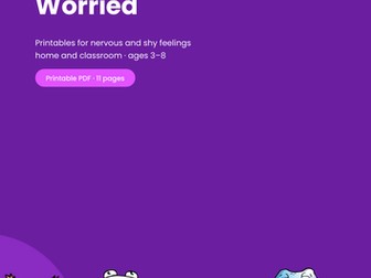 Worry and Anxiety Pack for Young Children
