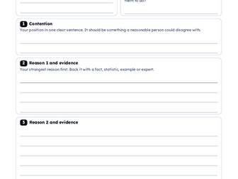 Persuasive Writing Worksheet Pack (KS3)