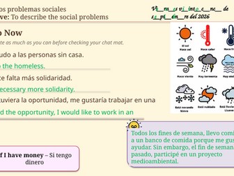 GCSE Spanish – Social Problems | Los problemas sociales | 2-Hour Lesson