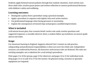 AAQ Early Childhood Development Unit 2: Policies and Procedures Role Play Pack