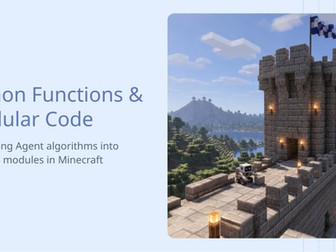 KS3 Minecraft Education: Coding Lesson 11 Computer Science