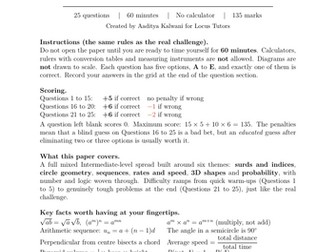 Intermediate Maths Challenge-Style Mock Paper 2 (UKMT-Style Practice) with Full Worked Solutions