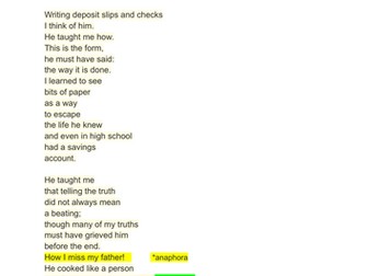 TEACHER RESOURCE: Poem at Thirty Nine: GCSE English Literature
