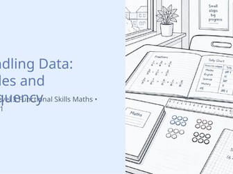Entry Level 3 Functional Skills Maths: Handling Information and Data L1