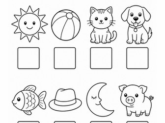 Beginning Sounds Worksheet: Initial Letter Sounds Phonics (Ages 5-7)