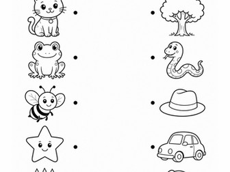 Rhyme Match: Rhyming Words Worksheet for Early Readers (Ages 5-7)