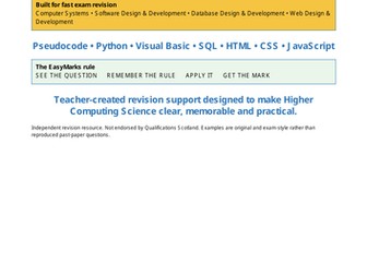 Higher Computing Science Revision Guide