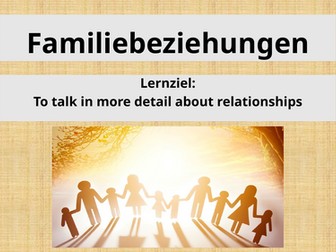 Familie Beziehungen - GCSE