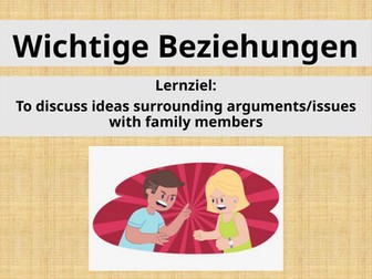Wichtige Beziehungen - GCSE German