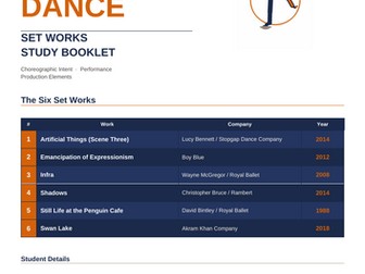 AQA GCSE Dance set works booklet
