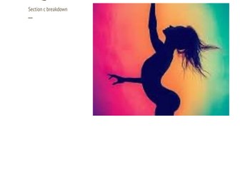 AQA GCSE Dance section C breakdown