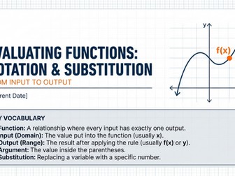 Functions- Function Notation