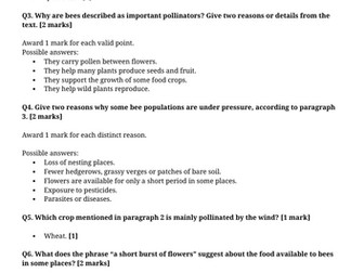 Year 6 Reading Comprehension Week 6 - Reading and Answers
