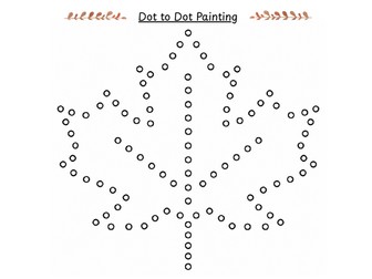 Dot to Dot painting - Autumn theme