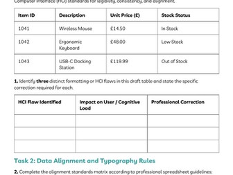 OCR Cambridge Nationals IT (J836) – R060 - Lesson 4 - Formatting Design & Layout