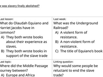 Slave Trade - L8 Abolition