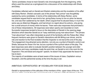 GERALD CROFT "An Inspector Calls" : GCSE revision notes