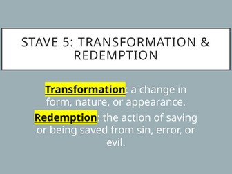 A Christmas Carol: Stave 5