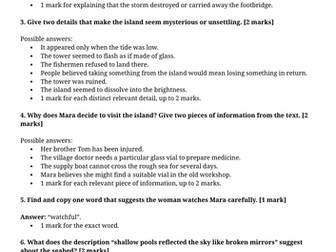 Year 6 Reading Comprehension Week 18 - Reading and Answers