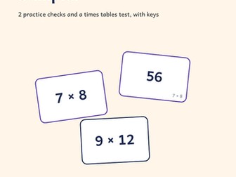 FREE Year 4 Multiplication Tables Check Sampler